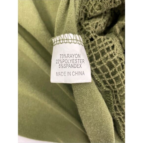 Tickled Teal Lace Trim Cardigan - Picture 7 of 10